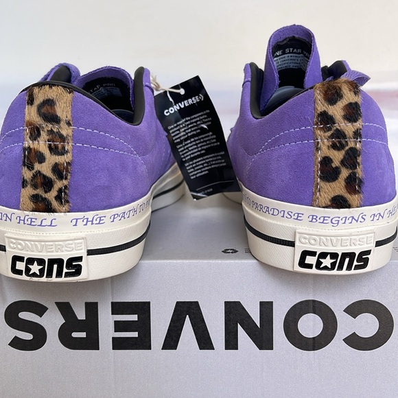 Converse Men’s CTAS A04371C
ONE STAR PRO OX
WILD LILAC/BLACK/EGRET Sneakers - Picture 14 of 16